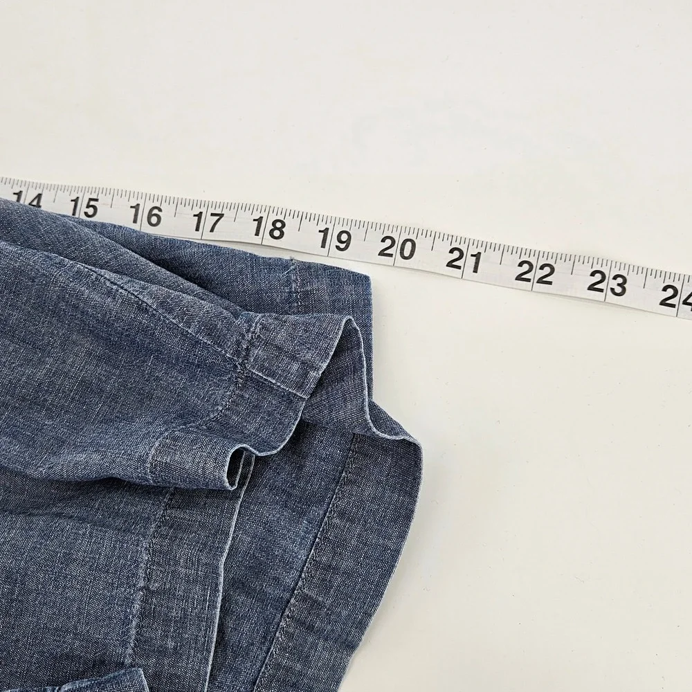 Polo Ralph Lauren Men Chino Prospect Shorts Chambray Blue‎ Size 34 Preppy Resort
